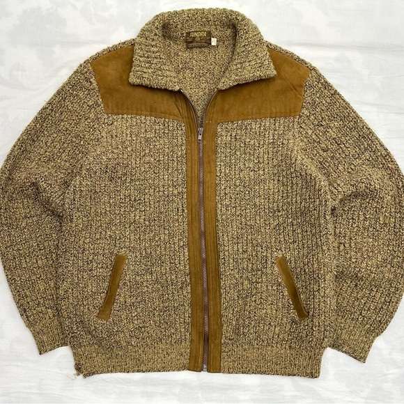 VTG Tundra 100% Wool Knit Coat - Picture 1 of 5